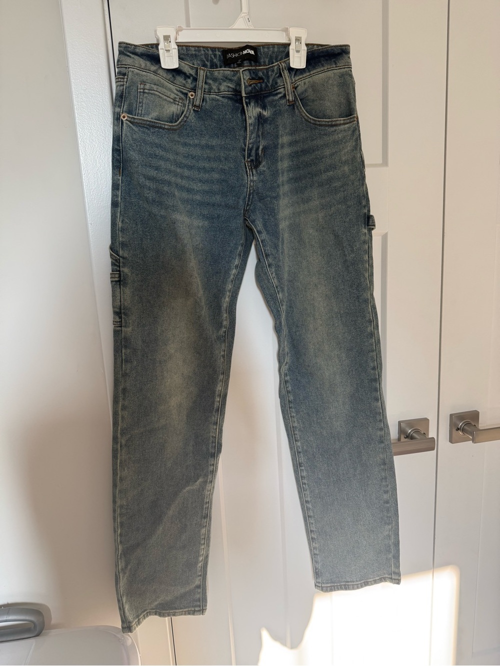 Women’s Blue Washed Carpenter Jeans